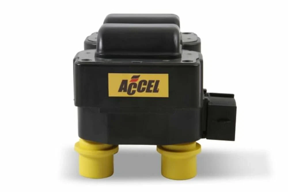 ACCEL Ignition Coil - SuperCoil - Ford 4-Tower EDIS with horizontal plug -140018
